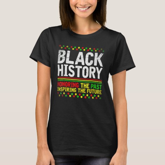 Black History Month Afro African Pride Men Women K Tシャツ (正面)