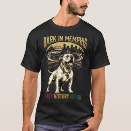 Black History Month American Bulldog Cultural Art Tシャツ