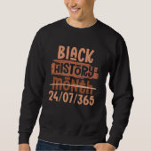 Black History Month American History African Ameri スウェットシャツ (正面)