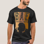 Black History Month BAE Black And Educated Melanin Tシャツ (正面)