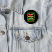 Black History Month Believe Achieve Succeed Melani 缶バッジ (インサイチュ)
