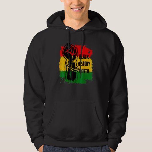 Black History Month BHM African Gift For Men, Wome パーカ (正面)