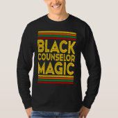 Black History Month  Black Counselor Magic Tシャツ (正面)