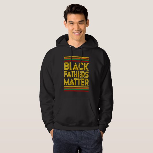 Black History Month  Black Fathers Matter パーカ (正面フル)