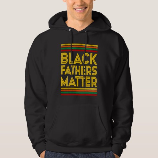 Black History Month  Black Fathers Matter パーカ (正面)