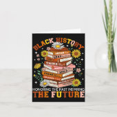 Black History Month Black Leaders African American カード (正面)