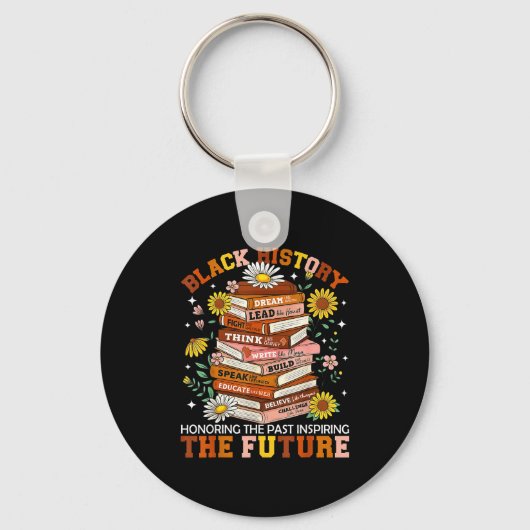 Black History Month Black Leaders African American キーホルダー (正面)