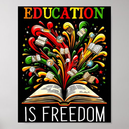 Black History Month Black Leaders African American ポスター (正面)