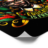 Black History Month Black Leaders African American ポスター (角)