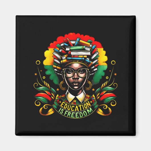 Black History Month Black Leaders African American マグネット (正面)