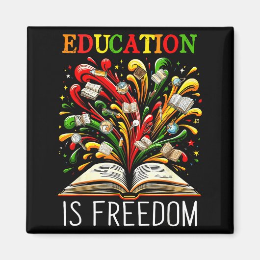 Black History Month Black Leaders African American マグネット (正面)