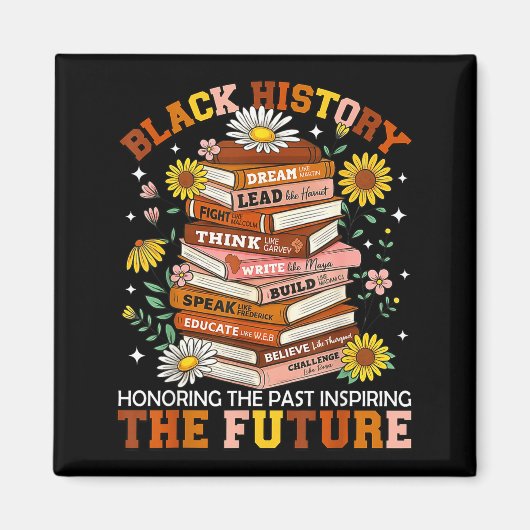 Black History Month Black Leaders African American マグネット (正面)