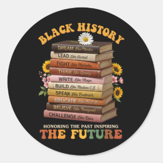 Black History Month Black Leaders African American ラウンドシール