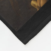 Black History Month Black Mona Lisa African Americ フリースブランケット (角)