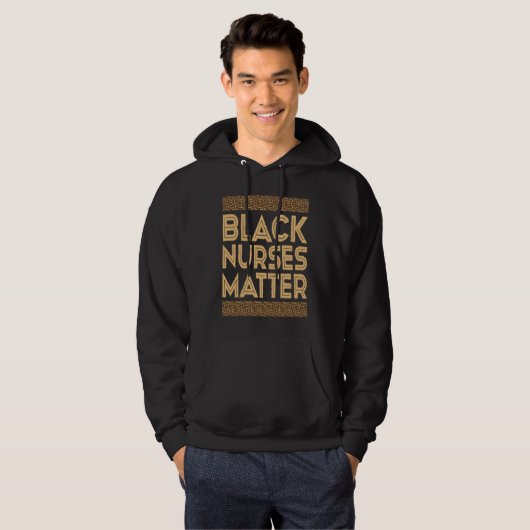 Black History Month  Black Nurses Matter パーカ (正面フル)