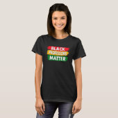 Black History Month Black Pride Black Professors M Tシャツ (正面フル)