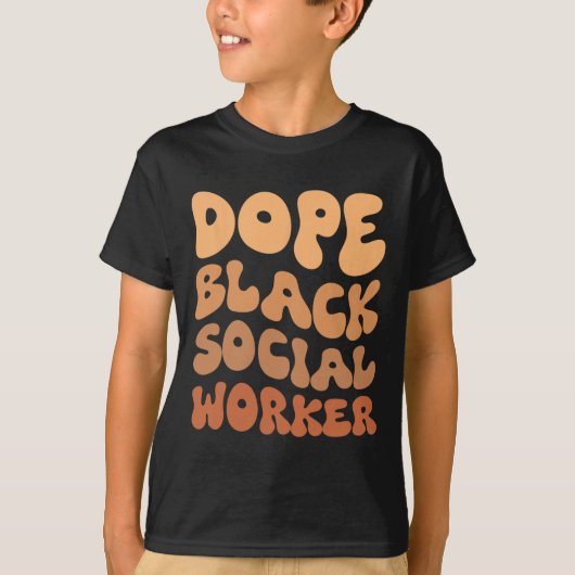 Black History Month Black Social Worker Social Wor Tシャツ (正面)