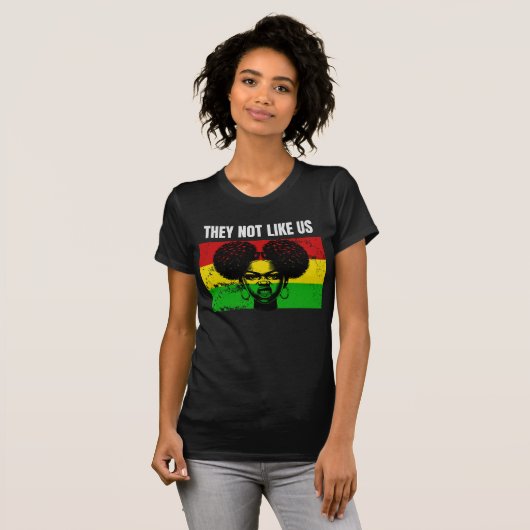 Black history month Black Woman for students  Tシャツ (正面フル)