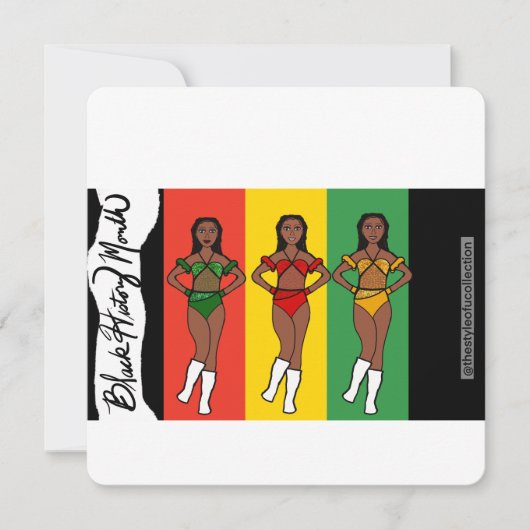 Black History Month Card #1 シーズンカード (正面)