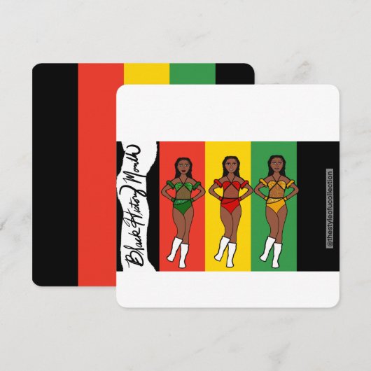 Black History Month  Card #1 シーズンカード (正面/裏面)