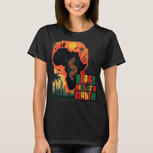 Black History Month Celebrates a Legacy Tシャツ (正面)