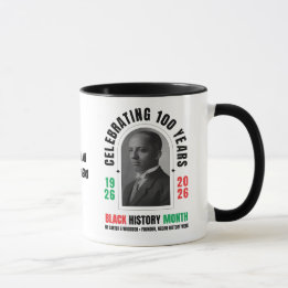 BLACK HISTORY MONTH Celebrating 100 Years BHM マグカップ