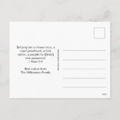 BLACK HISTORY MONTH CENTENNIAL 100 Years BHM シーズンポストカード (裏面)