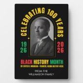 BLACK HISTORY MONTH CENTENNIAL 100 Years Souvenir フォトプラーク (正面)