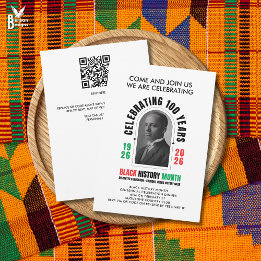 BLACK HISTORY MONTH Centennial Woodson Dinner 招待状