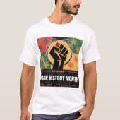 Black History Month – Culture • History • Pride Tシャツ (正面)