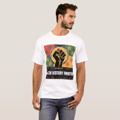Black History Month – Culture • History • Pride Tシャツ (正面フル)