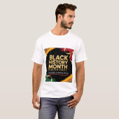 " Black History Month Culture History Pride ” Tシャツ (正面フル)