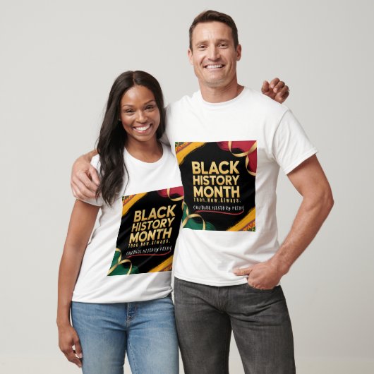 " Black History Month Culture History Pride ”  Tシャツ (ユニセックス)
