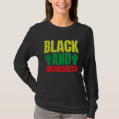 Black History Month Decorations Black and Unapolog Tシャツ (正面)