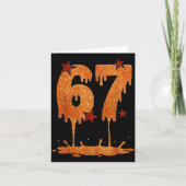 Black History Month Dripng 67 Cool Meme 6 7 Funn  カード (正面)