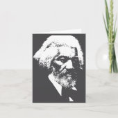 Black History Month Erick Dougl Silhouette T S カード (正面)