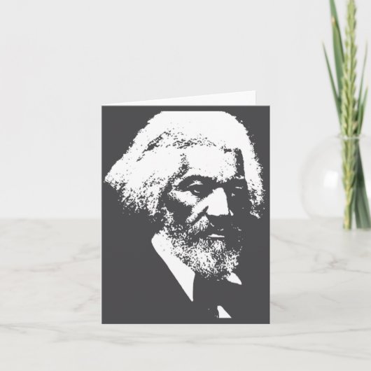 Black History Month Erick Dougl Silhouette T S  カード (正面)