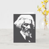 Black History Month Erick Dougl Silhouette T S  カード (黄色い花)