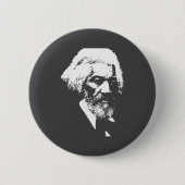 Black History Month Erick Dougl Silhouette T S  缶バッジ (正面)