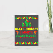 Black History Month Every Month  カード (正面)