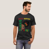 Black History Month Feb 2022 African American Girl Tシャツ (正面フル)
