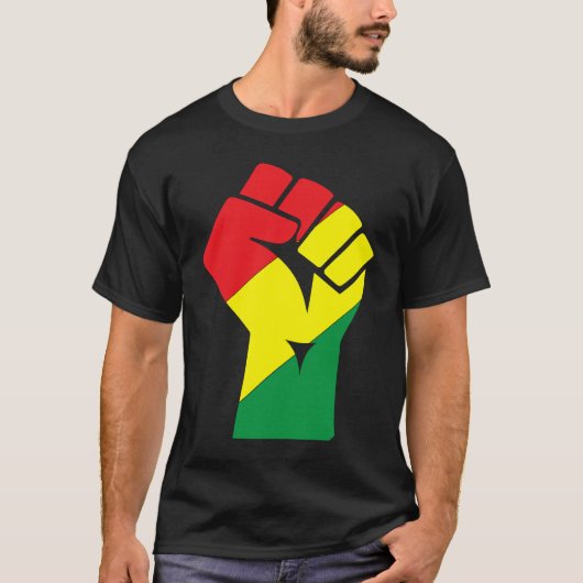 Black History Month Fist Black Power African Ameri Tシャツ (正面)