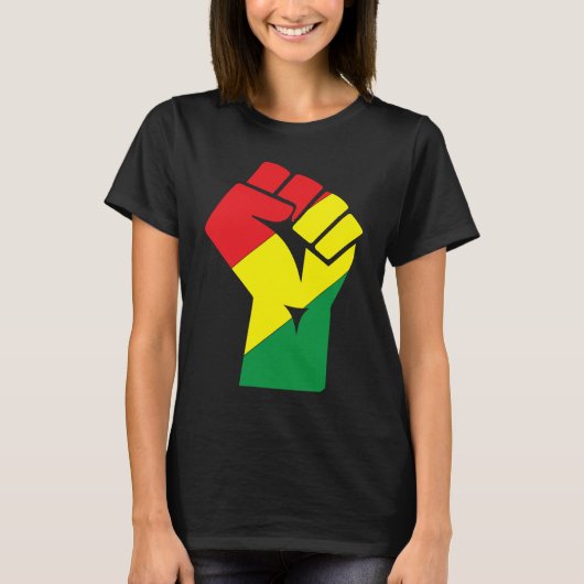 Black History Month Fist Black Power African Ameri Tシャツ (正面)