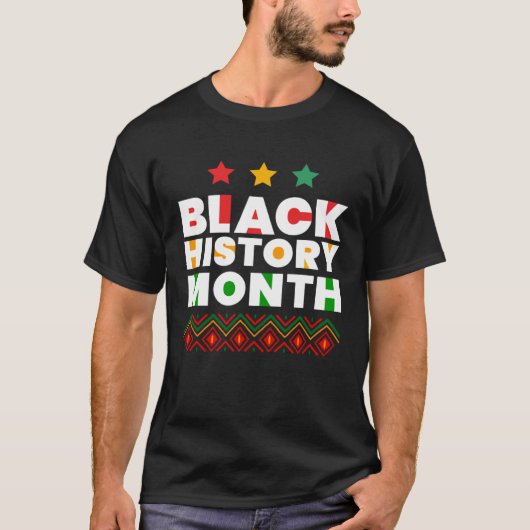 Black History Month for Boy and Girls Tシャツ (正面)