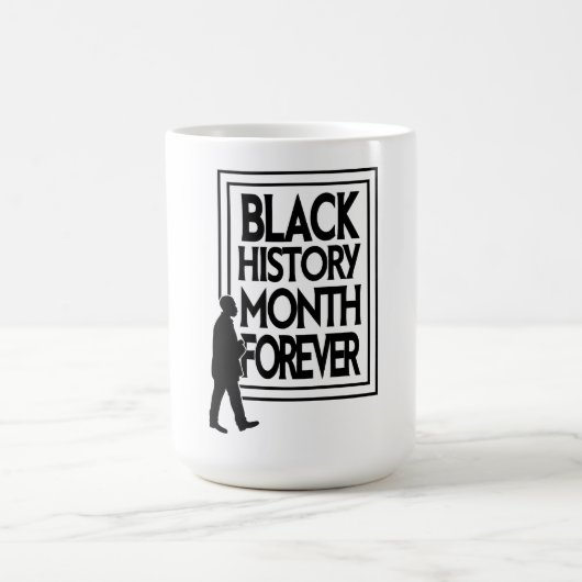 Black History Month Forever コーヒーマグカップ (中央)
