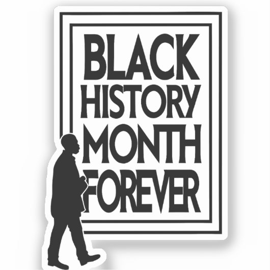 Black History Month Forever シール (正面)