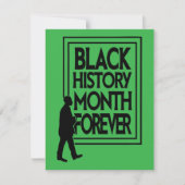 Black History Month Forever 出欠カード (正面)