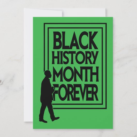 Black History Month Forever 招待状 (正面)