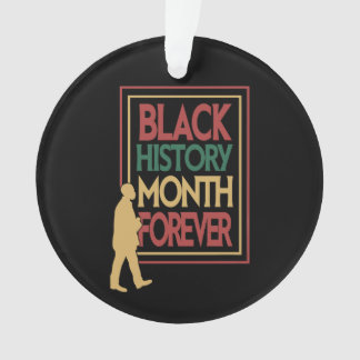 Black History Month Forever Typography オーナメント
