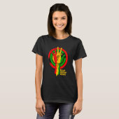 Black History Month Hands BLM Melanin African Amer Tシャツ (正面フル)